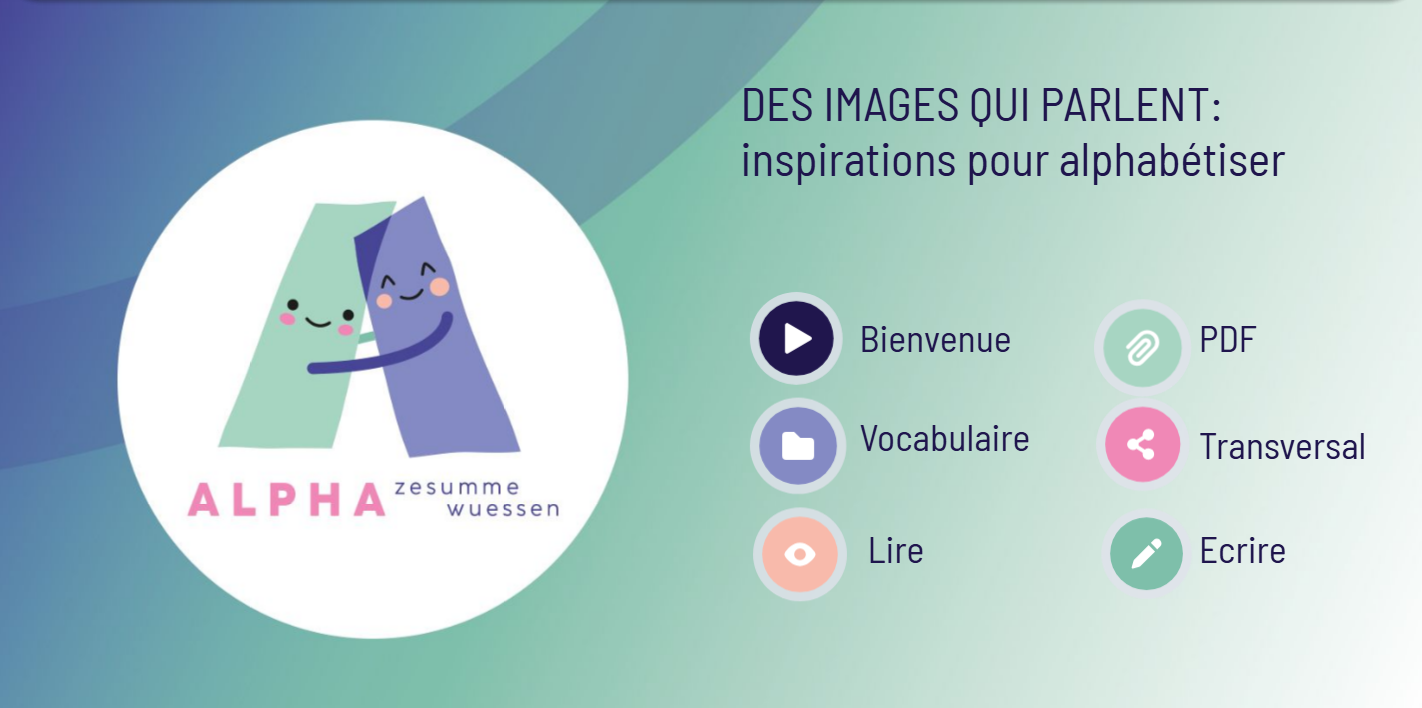 Des images qui parlent: inspirations pour alphabétiser