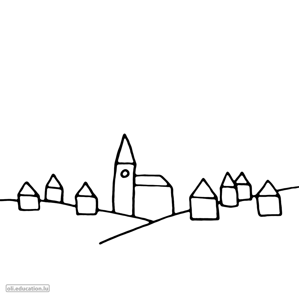 Ausmalbild: Church