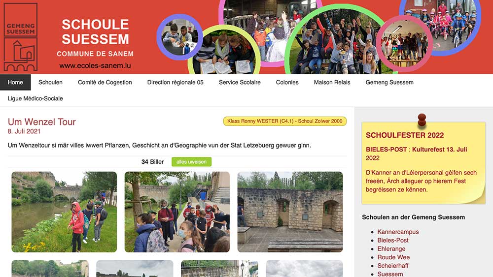 School Website Example 3