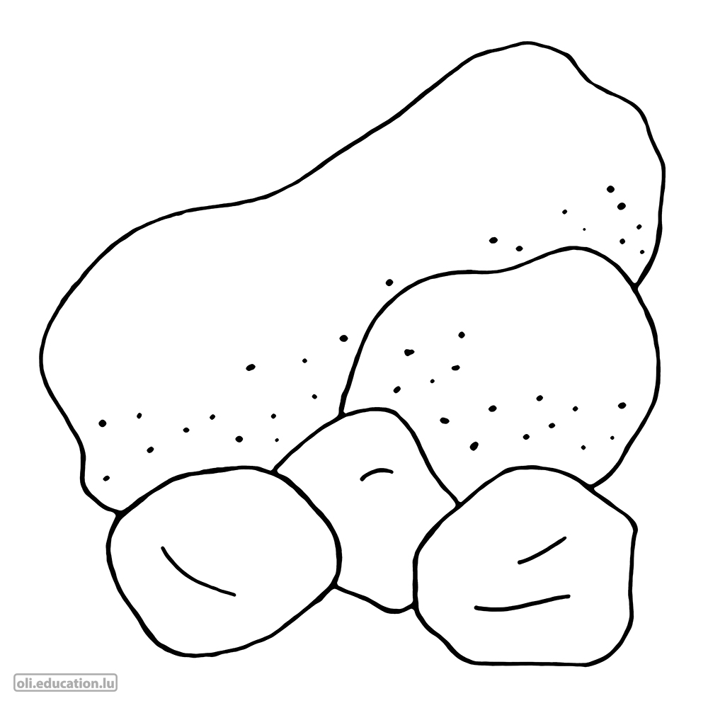 Image à colorier: Kartoffel