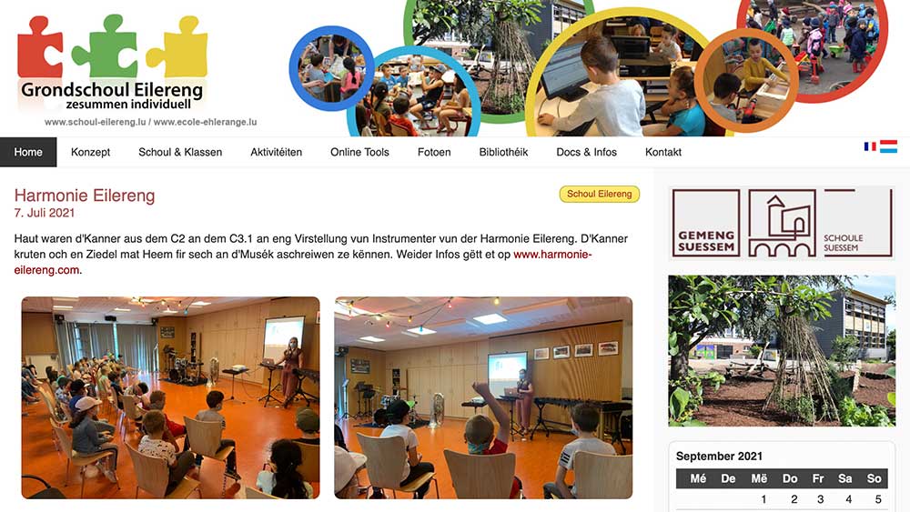 School Website Example 1