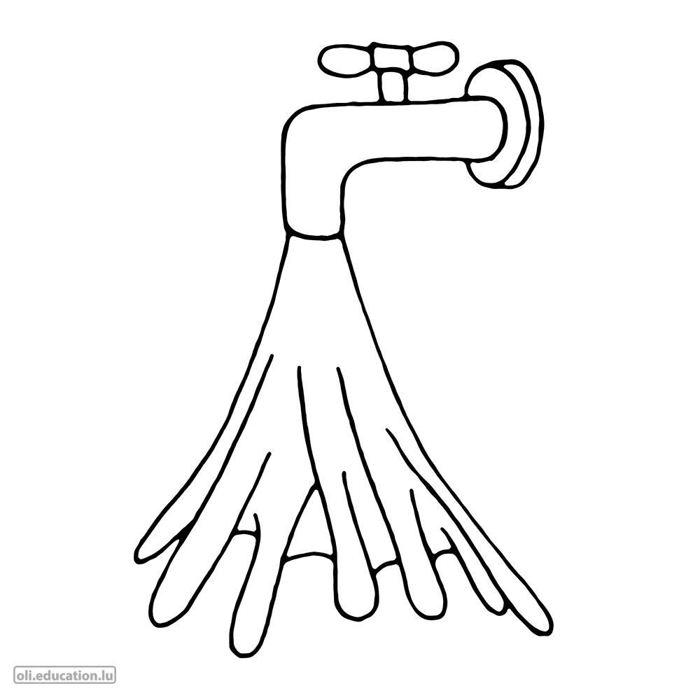 Coloring picture: Water