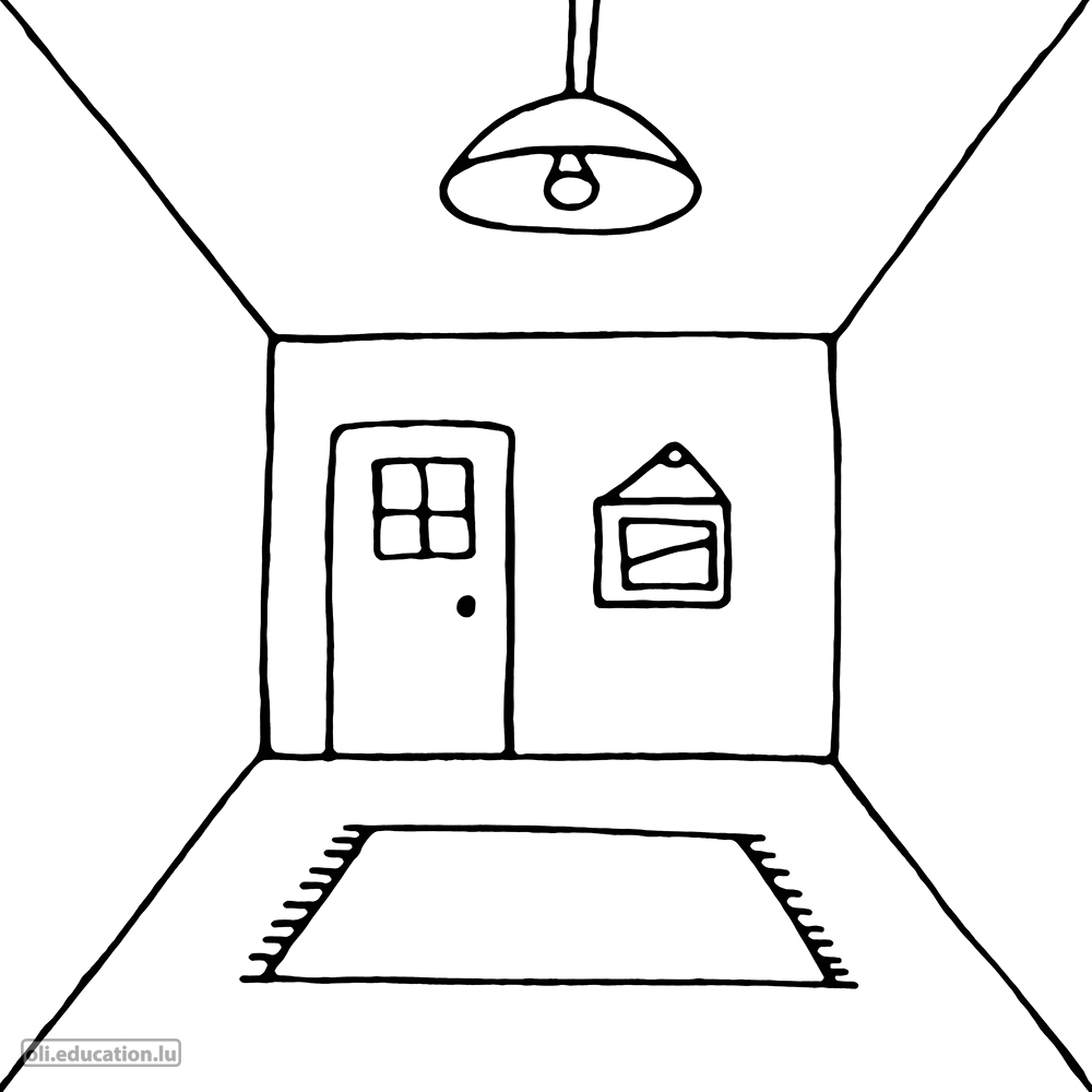 Coloring picture: Room